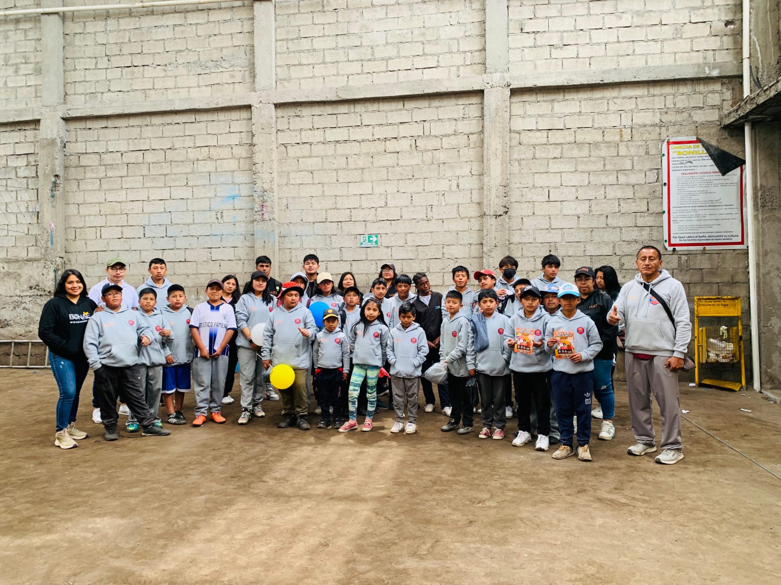 Comunidad de jóvenes y familias de la Fundación GINU SPORT LIFE